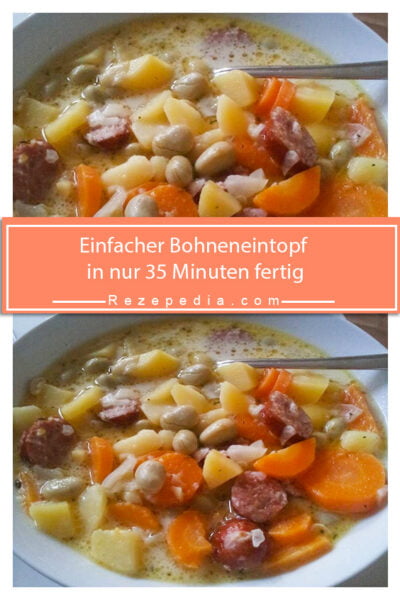 Einfacher Bohneneintopf , in nur 35 Minuten fertig