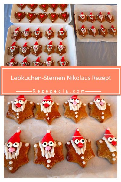 Lebkuchen-Sternen Nikolaus Rezept
